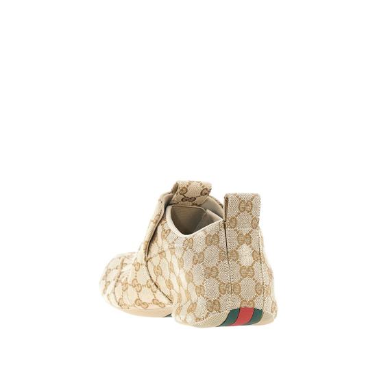 26FW 구찌 GG 캔버스 스니커즈 GG 캔버스 스니커즈 A00A34FAGM7 Beige - GUCCI