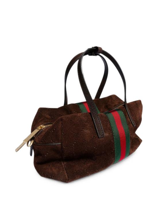 26FW 구찌 웹 스몰 보스턴백 A0070T AAHCC2147 BROWN - GUCCI