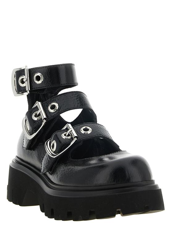 26FW 비비안웨스트우드 플랫 슈즈 7201000NWL00F8N401 Black - VIVIENNE WESTWOOD