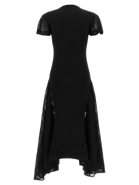 26FW 랑방 미디 원피스 RWDR0081K121H2610 Black - LANVIN