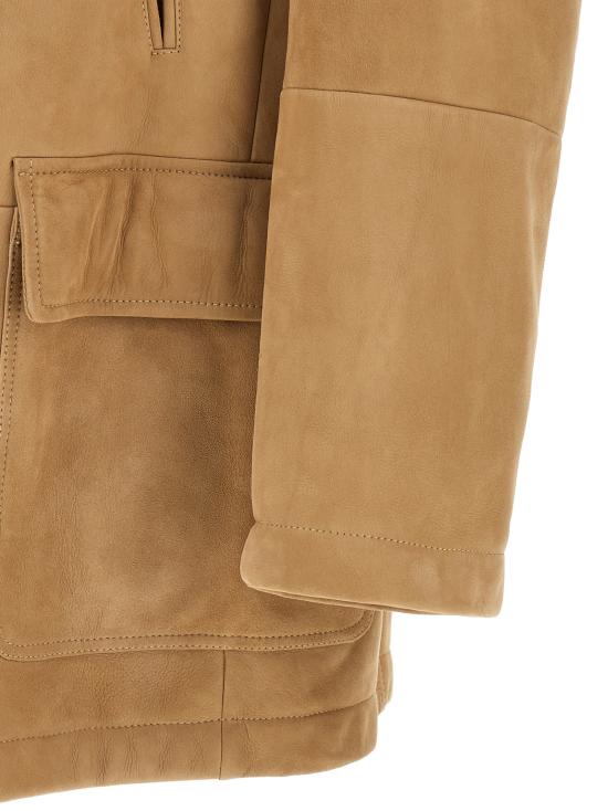 26FW 브루넬로 쿠치넬리 무스탕 MPMCU2091C9876 Beige - BRUNELLO CUCINELLI