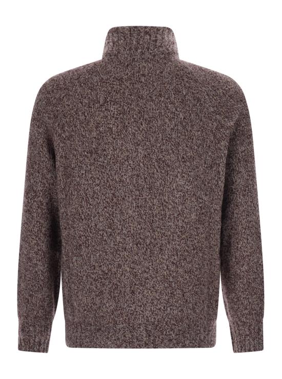 26FW 브루넬로 쿠치넬리 집업 니트 MNX506116C9763 Bordeaux - BRUNELLO CUCINELLI