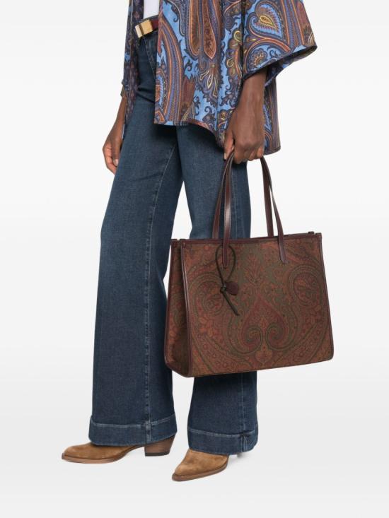 26FW 에트로 토트백 WP1D0065AQ13A S9890 BROWN - ETRO