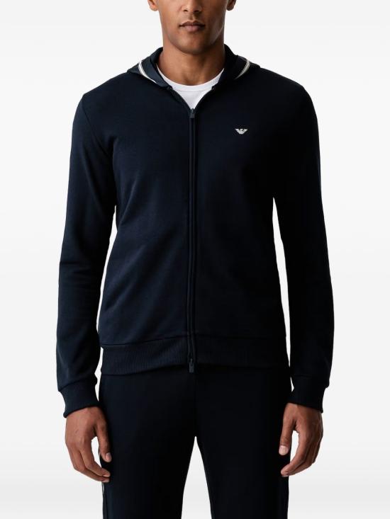 26FW 엠포리오 아르마니 후드 티셔츠 EM000653 AF25024UB102 NAVY