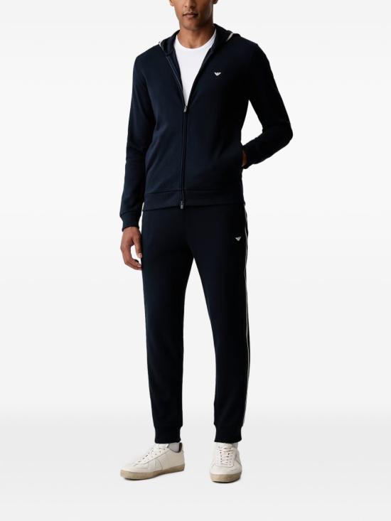 26FW 엠포리오 아르마니 후드 티셔츠 EM000653 AF25024UB102 NAVY - EMPORIO ARMANI