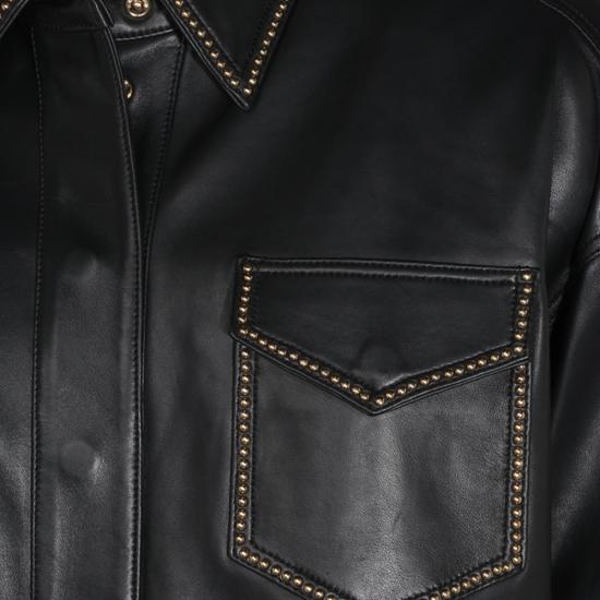 26FW 블루마린 셔츠 NF6012 P044422222 BLACK - BLUMARINE