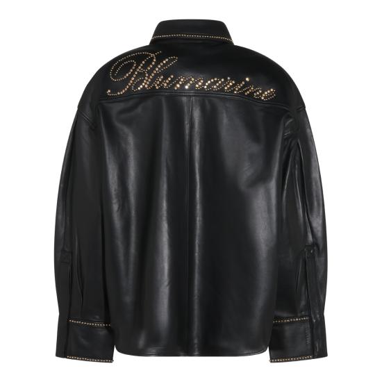 26FW 블루마린 셔츠 NF6012 P044422222 BLACK - BLUMARINE