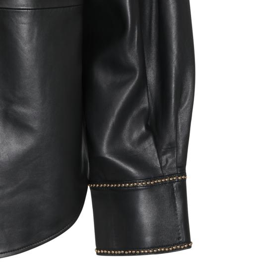 26FW 블루마린 셔츠 NF6012 P044422222 BLACK - BLUMARINE
