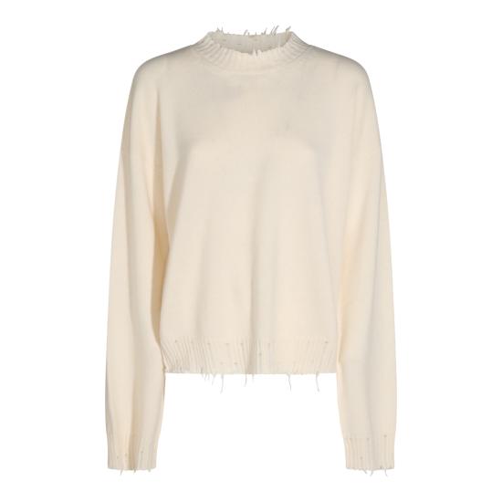 26FW 우마 왕 스웨터 UK7152 UW101 OFF WHITE
