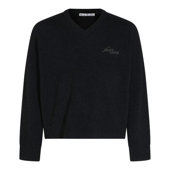 26FW 아크네 스튜디오 스웨터 B60419 900 BLACK - ACNE STUDIOS
