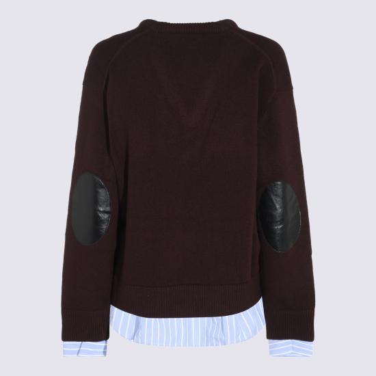 26FW 아크네 스튜디오 스웨터 A60680 ADM DARK BROWN - ACNE STUDIOS