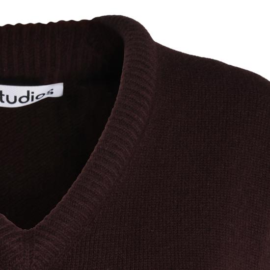 26FW 아크네 스튜디오 스웨터 A60680 ADM DARK BROWN - ACNE STUDIOS