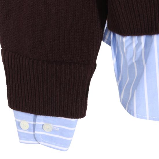 26FW 아크네 스튜디오 스웨터 A60680 ADM DARK BROWN - ACNE STUDIOS