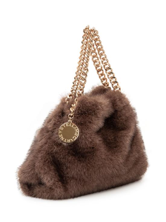 26FW 스텔라 맥카트니 팔라벨라 드로스트링 숄더백 7B0144WP0773 2007 COFFEE - STELLA MCCARTNEY