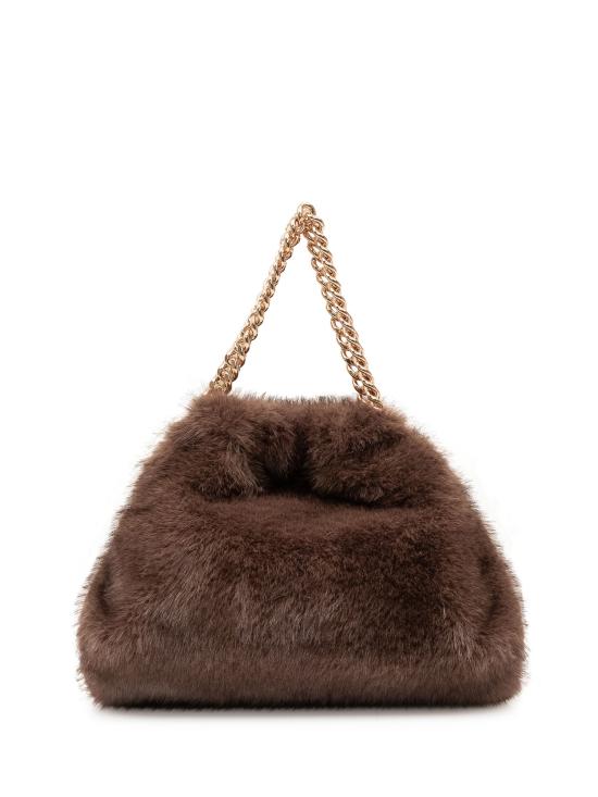 26FW 스텔라 맥카트니 팔라벨라 드로스트링 숄더백 7B0144WP0773 2007 COFFEE - STELLA MCCARTNEY