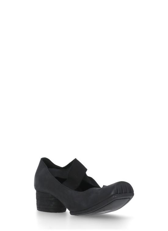 26FW 우마 왕 플랫 슈즈 US9101 UW900 BLACK - UMA WANG