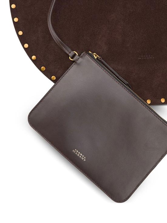 26FW 이자벨마랑 OSKAN 오스칸 문 숄더백 PP0200FA B2C03M 50CF COFFEE - ISABEL MARANT