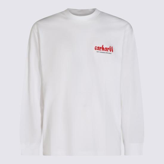 26FW 칼하트 WIP 반팔 티셔츠 I037235 02XX WHITE