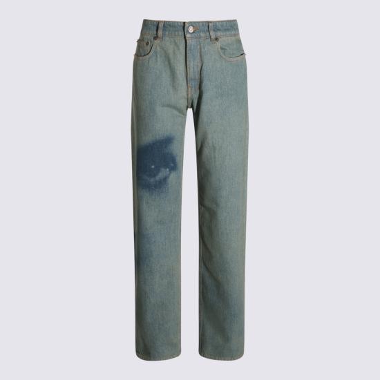 26FW 장 폴 고티에 데님 팬츠 2604WTR164 D0325568 INDIGO BEIGE