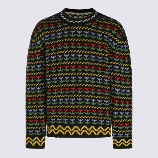 26FW 마르니 스웨터 GCMG0510Q0 UFH954JQN93 MULTI NAVY