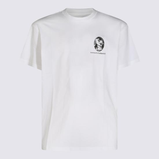 26FW 칼하트 WIP 반팔 티셔츠 I037269 02XX WHITE