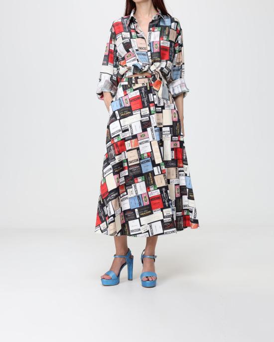 26FW 모스키노 롱 스커트 0128 5563 1888 MULTICOLOR - MOSCHINO