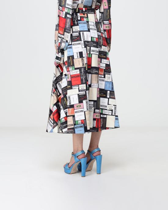 26FW 모스키노 롱 스커트 0128 5563 1888 MULTICOLOR - MOSCHINO