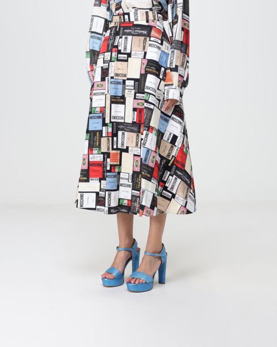 26FW 모스키노 롱 스커트 0128 5563 1888 MULTICOLOR - MOSCHINO