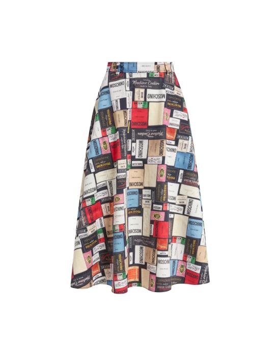 26FW 모스키노 롱 스커트 0128 5563 1888 MULTICOLOR