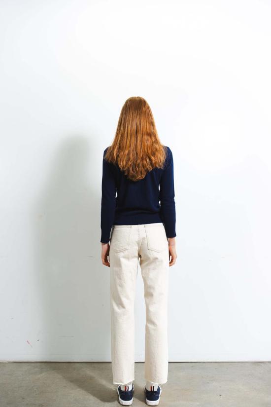  퓨어 캐시미어 엔와이씨 스웨터 퓨어캐시미어 NYC 클래식 크루넥  네이비 - PURECASHMERE NYC