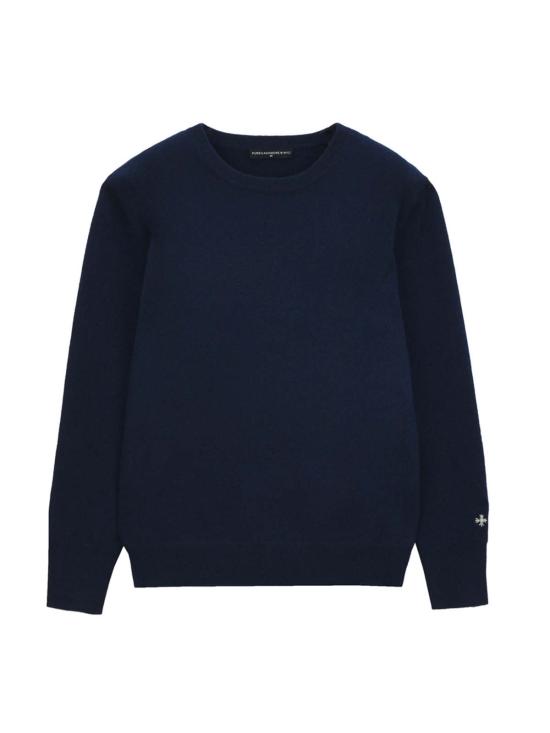  퓨어 캐시미어 엔와이씨 스웨터 퓨어캐시미어 NYC 클래식 크루넥  네이비 - PURECASHMERE NYC