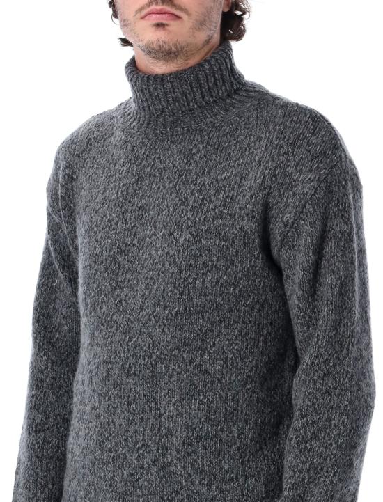 26FW 아워레가시 팝오버 터틀넥 슬럽 니트 M4263MA GW GREY WOOL - OUR LEGACY