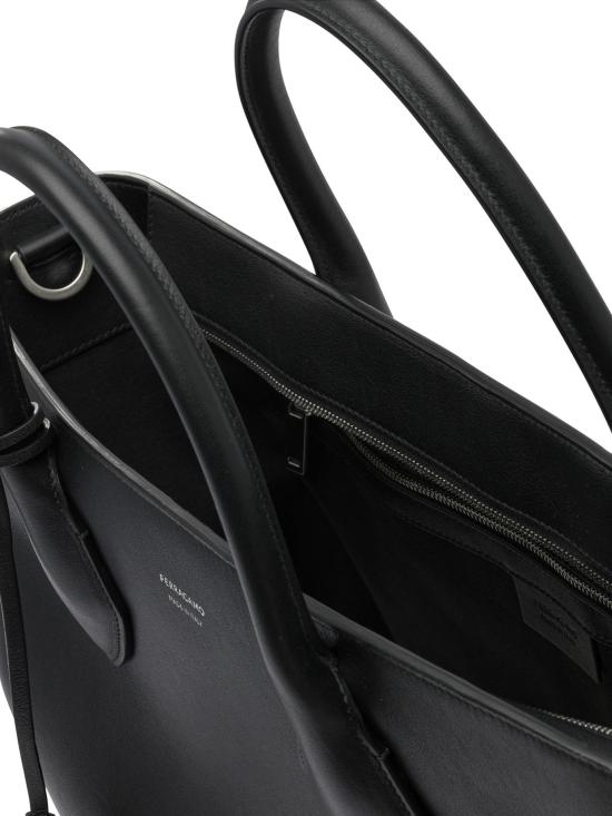 26FW 살바토레 페라가모 토트백 0784724 BLACK - SALVATORE FERRAGAMO