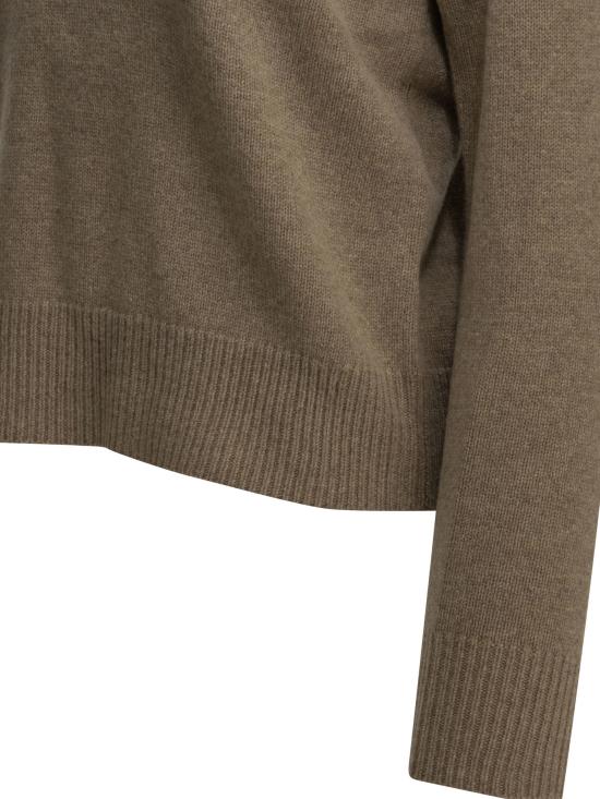 26FW 메종키츠네 폭스 헤드 인타르시아 메리노 스웨터 NW00808KM03290626 BEIGE - MAISON KITSUNE