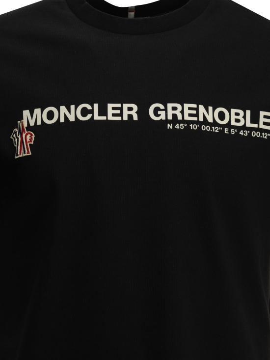  몽클레어 반팔 티셔츠 8C0000389AW1999 BLACK - MONCLER