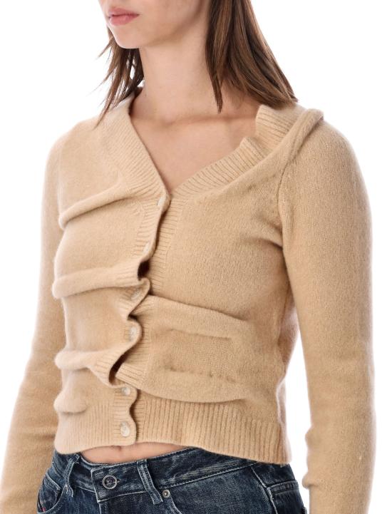 26FW 디젤 스웨터 A253950BFBB 1BJ BEIGE - DIESEL