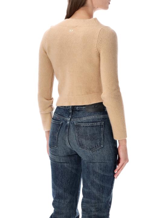 26FW 디젤 스웨터 A253950BFBB 1BJ BEIGE - DIESEL