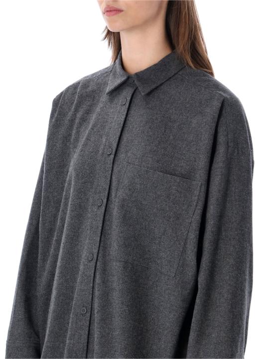 26FW 바이말렌비거 셔츠 104368 M65 DARK GREY MELANGE - BY MALENE BIRGER