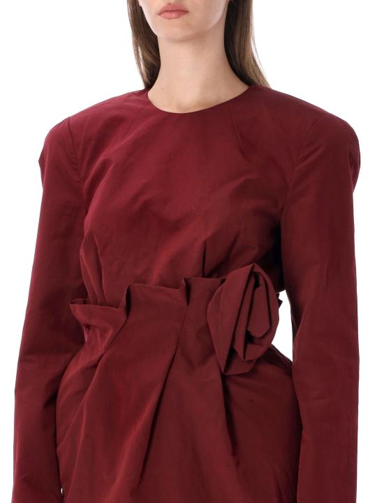 26FW 마그다뷰트림 미디 원피스 257926 BORDEAUX - MAGDA BUTRYM