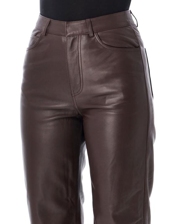 26FW 로테이트 바이 크리스텐슨 스트레이트 팬츠 1170121667 MOLE BROWN - ROTATE BY BIRGERCHRISTENSEN