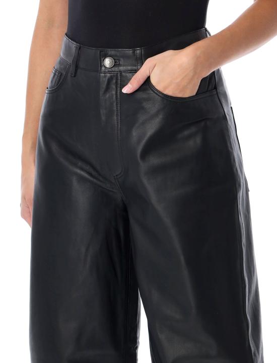 26FW 로테이트 바이 크리스텐슨 스트레이트 팬츠 116577100 BLACK - ROTATE BY BIRGERCHRISTENSEN