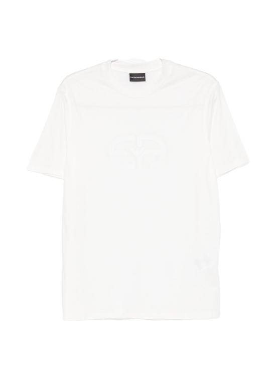 26FW 엠포리오 아르마니 반팔 티셔츠 EM004581AF10017U0003 WHITE