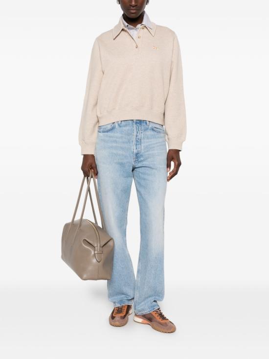 26FW 메종키츠네 반팔 티셔츠 MRWJS08KM03410604 BEIGE - MAISON KITSUNE