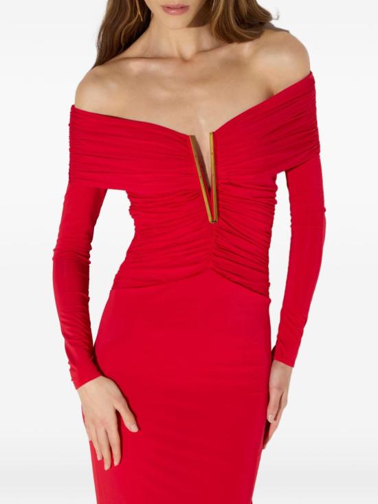 26FW 엘리자베타프랜치 미디 원피스 ABR2667E2CG5 RED - ELISABETTA FRANCHI