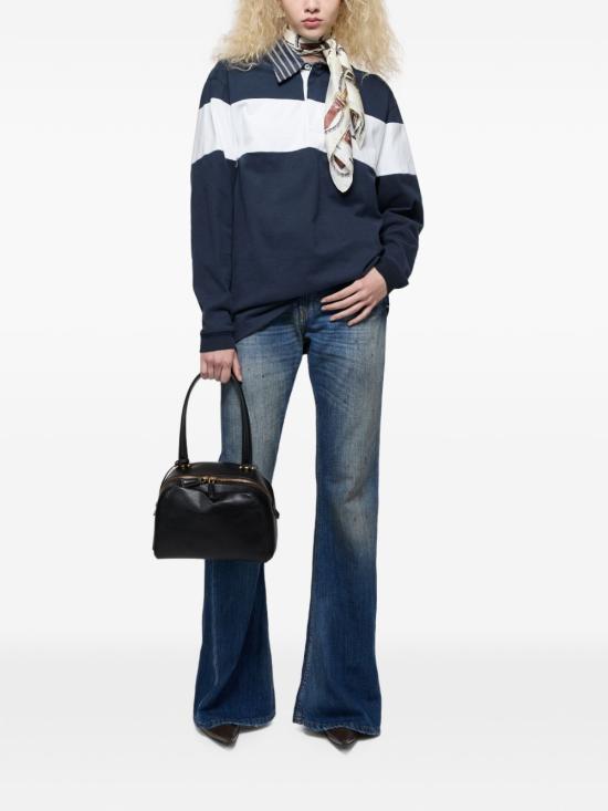 26FW 아크네 스튜디오 반팔 티셔츠 BI0227AH4 NAVY - ACNE STUDIOS
