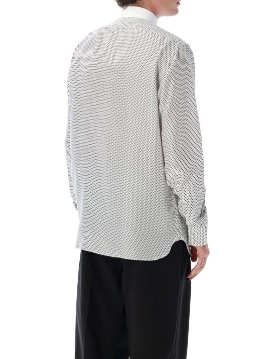 26FW 톰포드 긴팔 셔츠 HRVF16S0372 WNA WHITE BLACK - TOMFORD