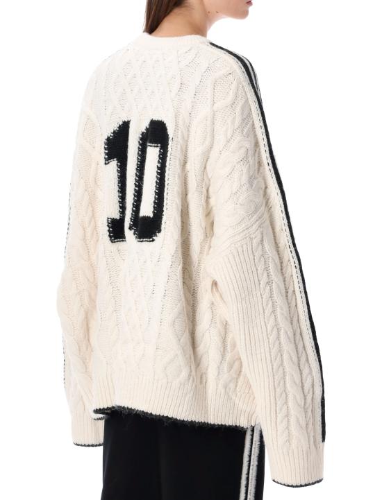 26FW 아디다스 스웨터 KR9620 CWHITEBLA WHITE BLACK - ADIDAS