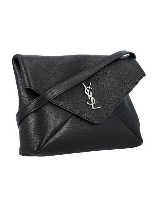 26FW 생로랑 엔벨로프 스트랩 파우치 801490AACIU 1000 BLACK - SAINT LAURENT
