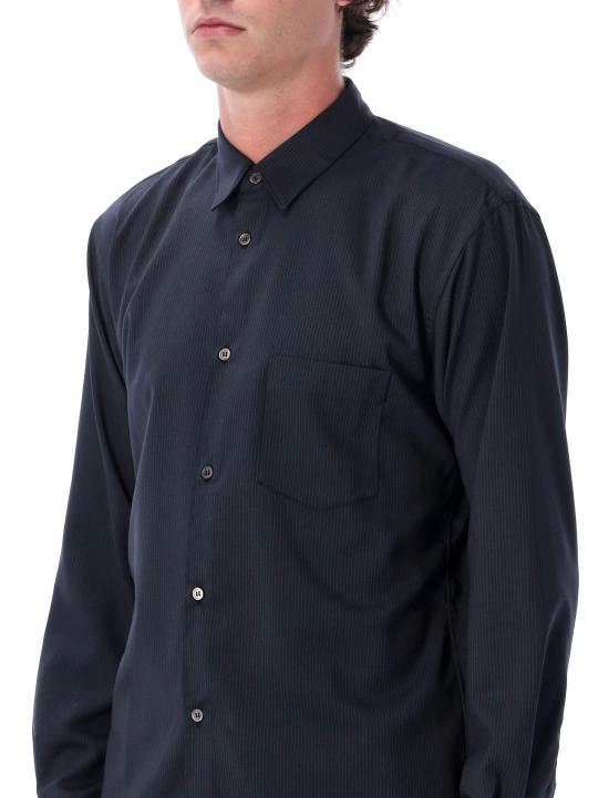 26FW 꼼데가르송 긴팔 셔츠 FRB502051 2 NAVY - COMME DES GARCONS