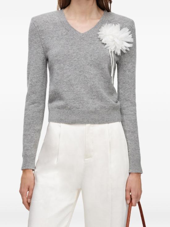 26FW 셀프 포트레이트 스웨터 AW26149TAGR GREY - SELF PORTRAIT